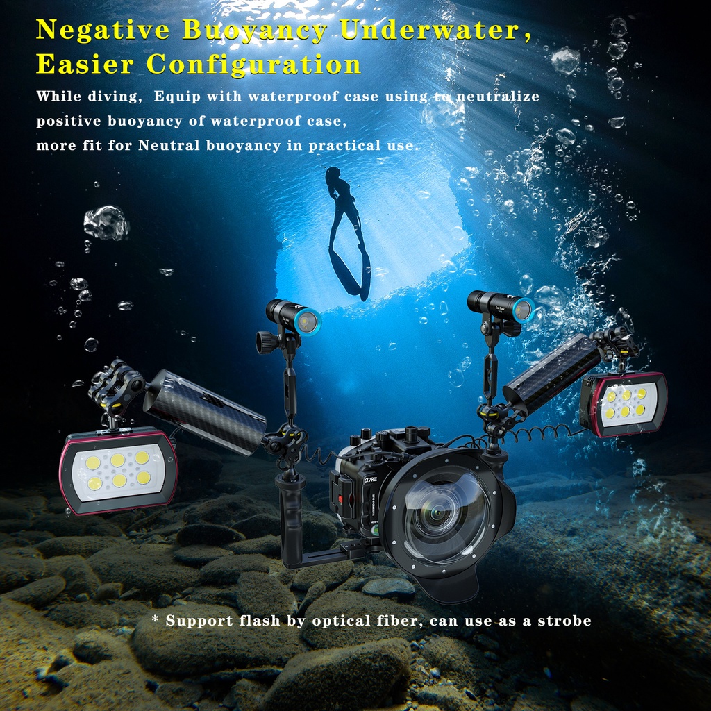 Sea Frogs SL-22 LED Light + Strobe 6000lm