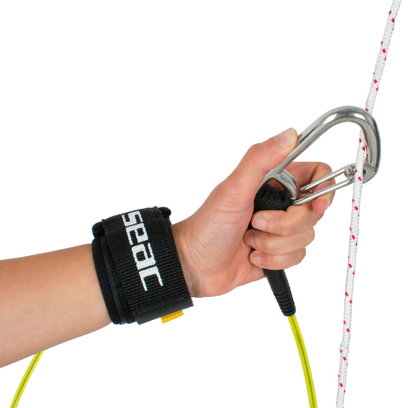 Seac Lanyard Apnea Cable de Seguridad con Gancho