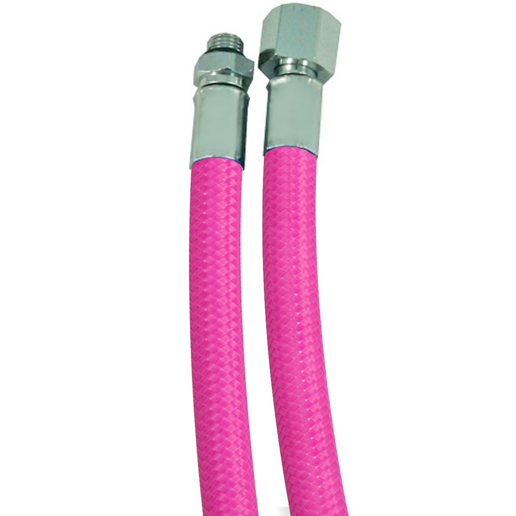 Metalsub Latiguillo LP Flex Regulador 76cm Rosa