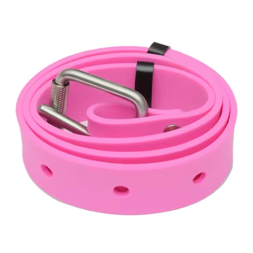 Metalsub Cinturon Elastico Hebilla Inox Marselles Rosa