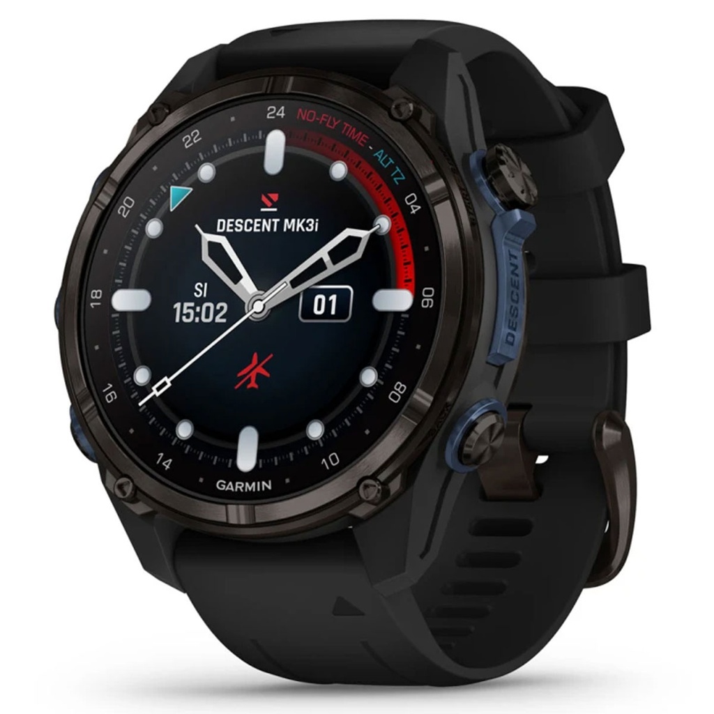 Garmin Descent MK3i Titanio 43mm - Correa Silicona