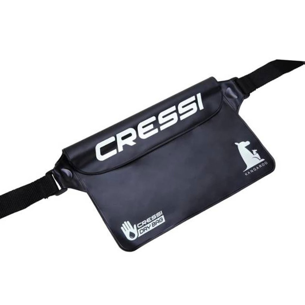 Cressi Riñonera Kangaroo Dry PVC Negro