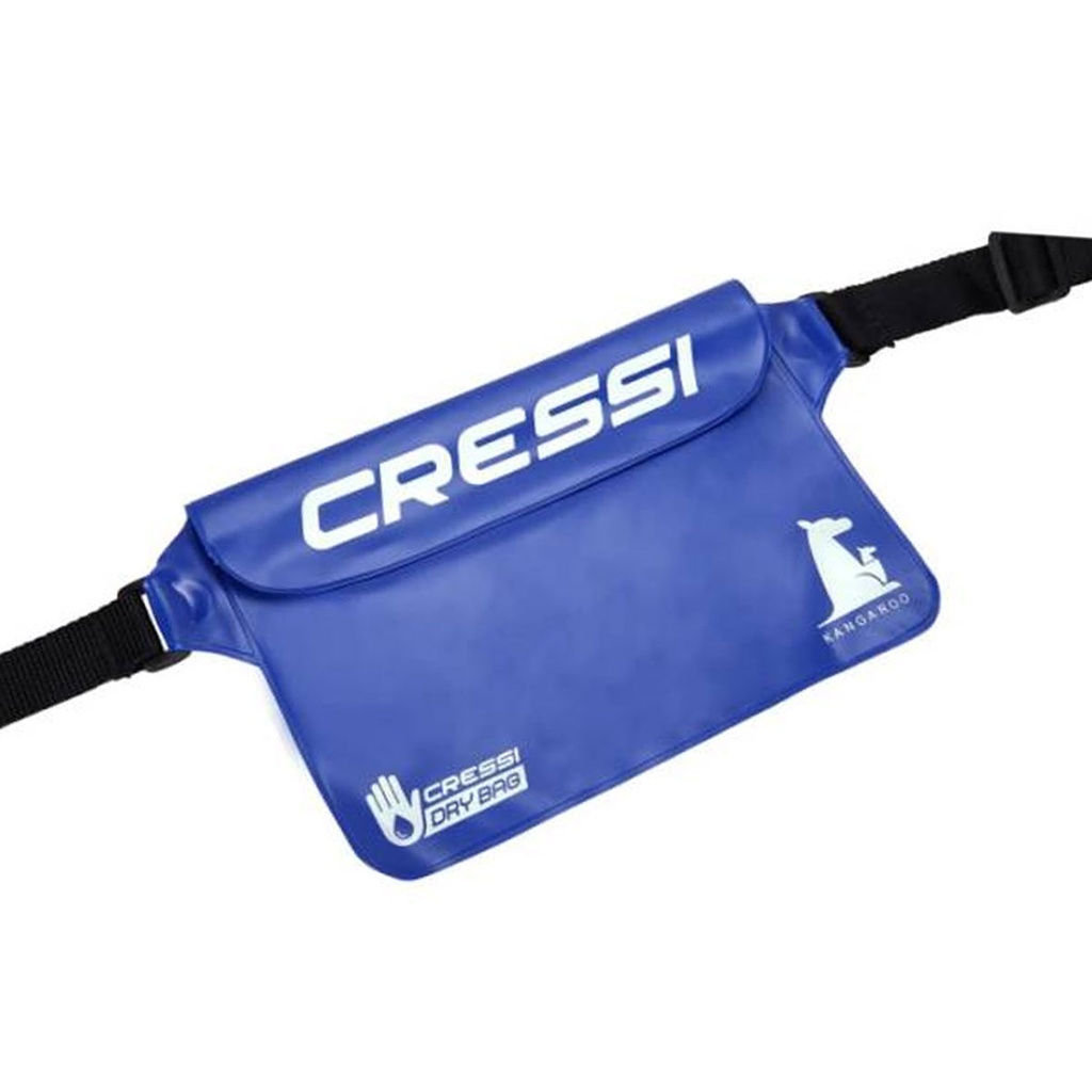 Cressi Riñonera Kangaroo Dry PVC Azul