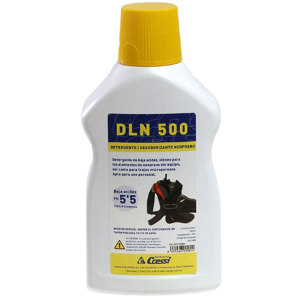 Cressi Detergente Limpieza Neopreno DLN 500 0.5L