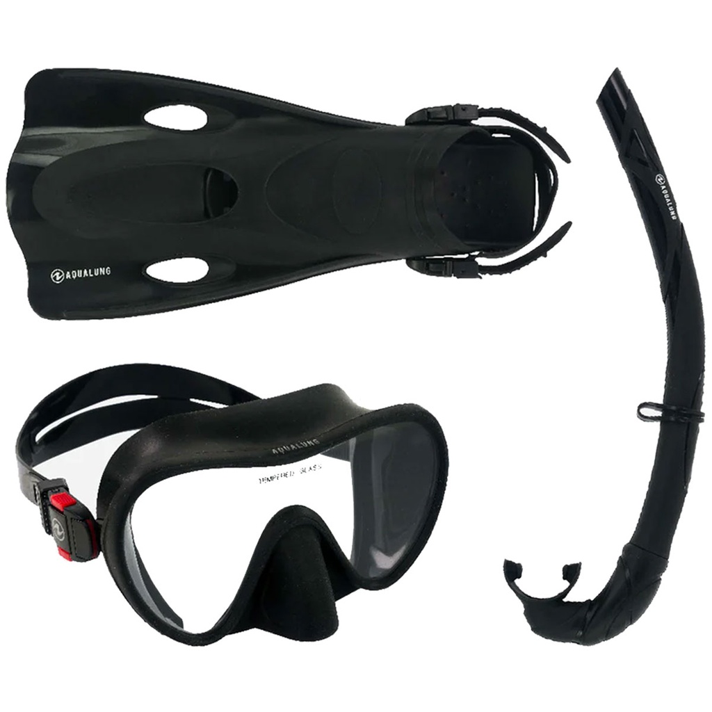 Aqualung Snorkeling Set Nabul Negro