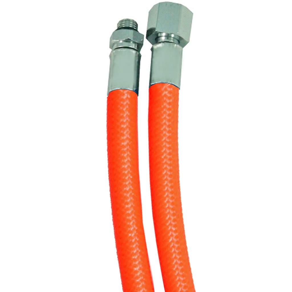 Metalsub Latiguillo LP Flex Regulador 76cm Naranja