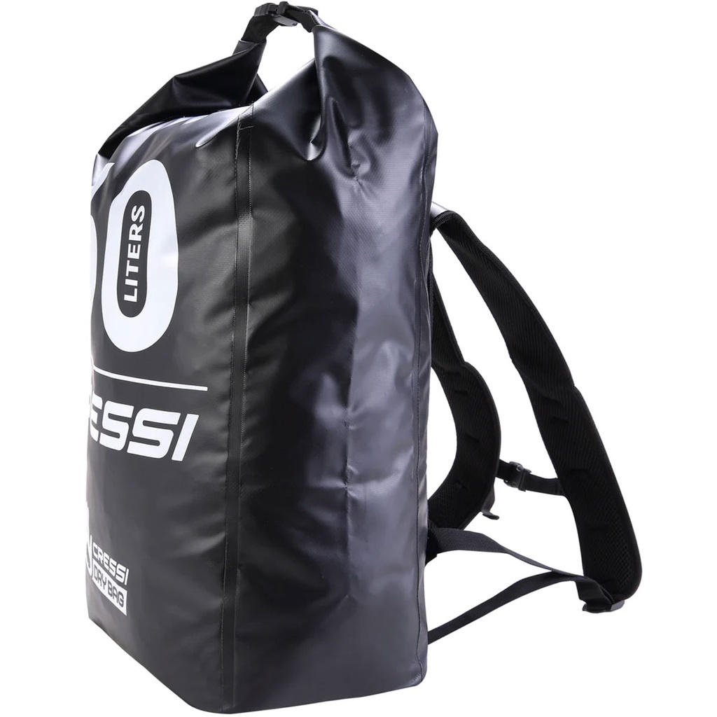 Cressi Mochila Dry PVC 60L Negro