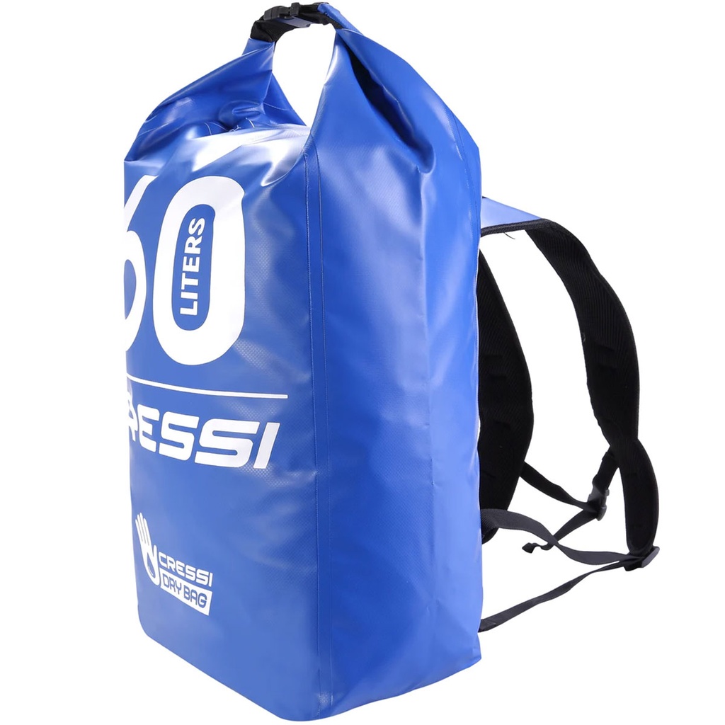 Cressi Mochila Dry PVC 60L Azul