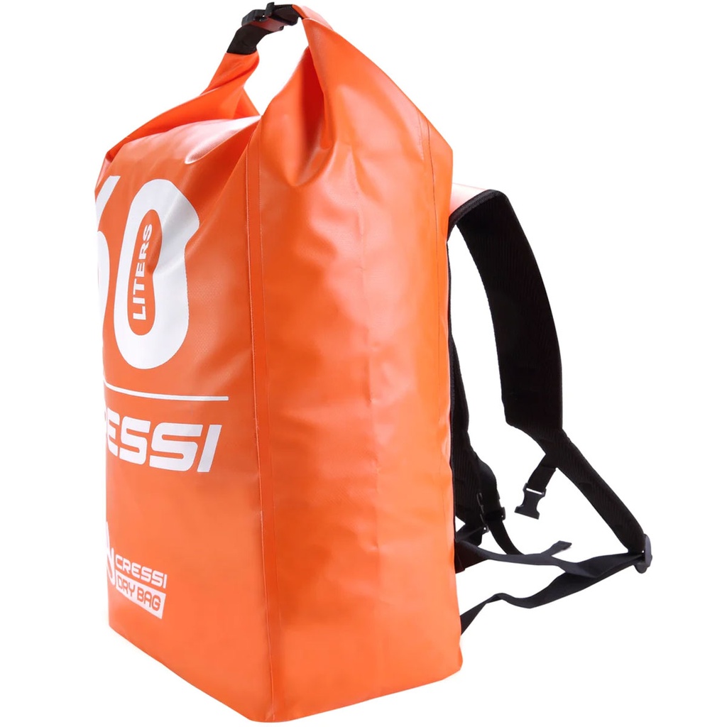 Cressi Mochila Dry PVC 60L Naranja