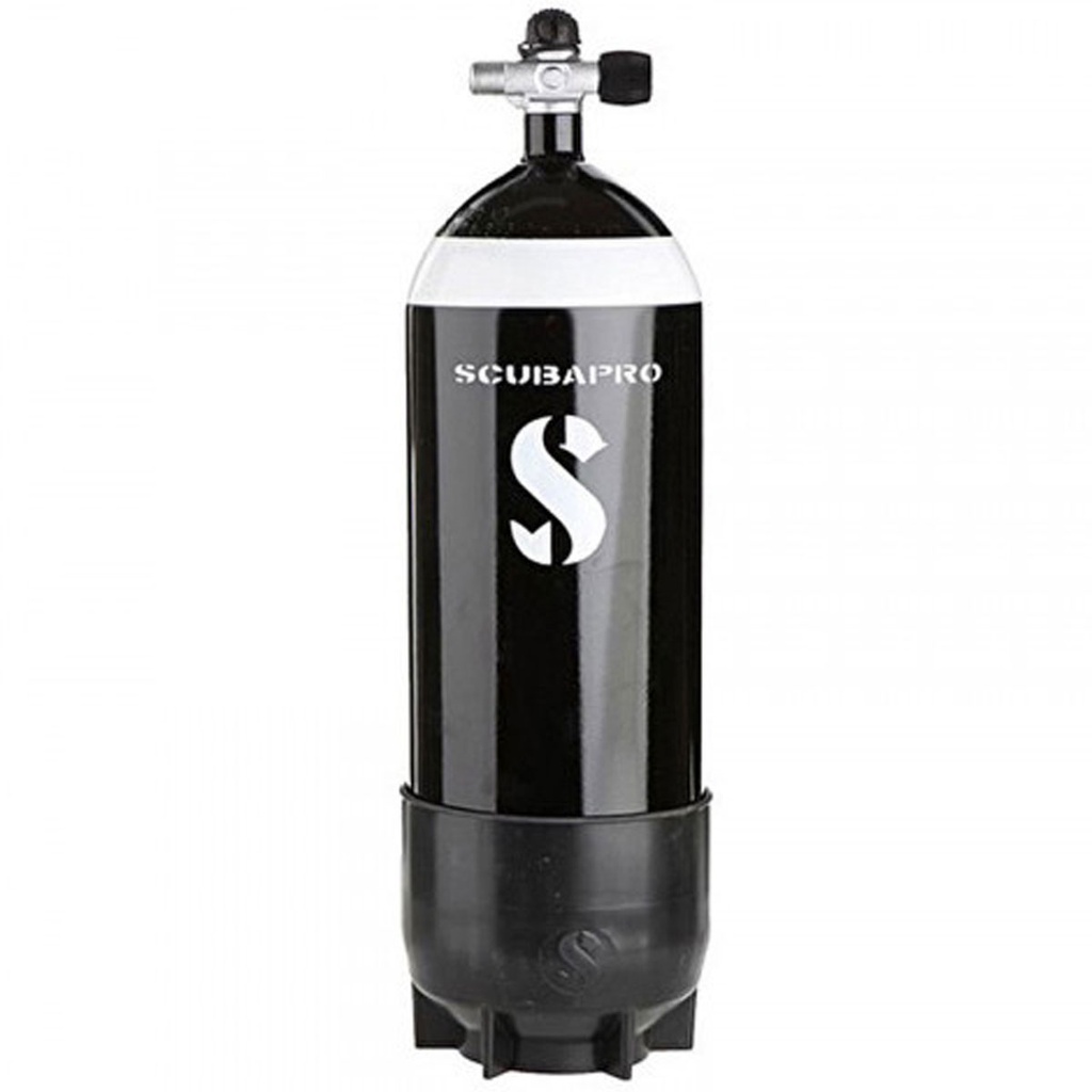 Scubapro Botella Acero Completa 12L 232bar 1 Salida Expandible