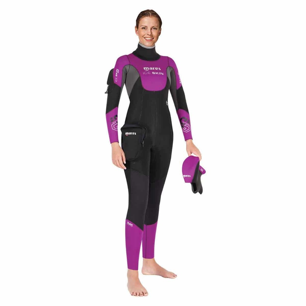 Mares Traje Ice Skin Semiseco 7mm She Dives Mujer