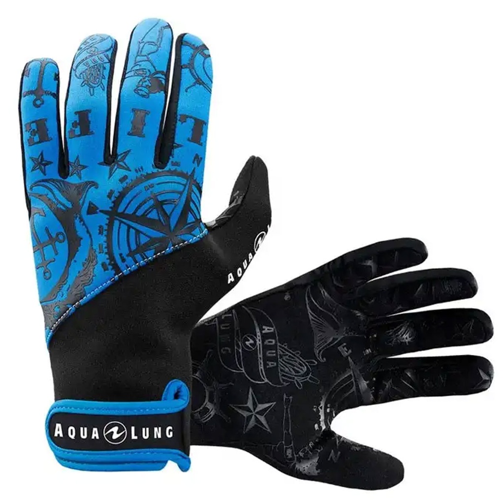 Aqualung Guantes Admiral III Azul 2mm