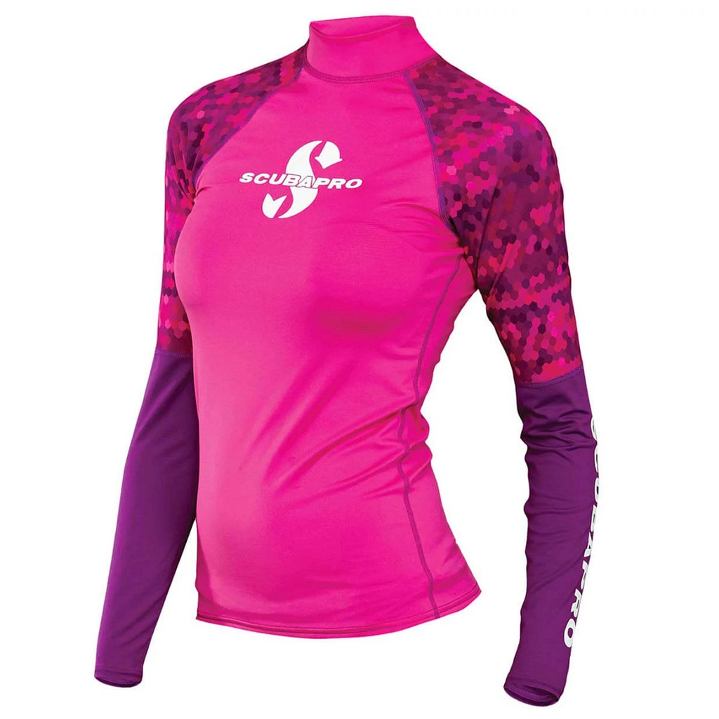 Scubapro Rash Guard Camiseta Manga Larga Flamingo Mujer