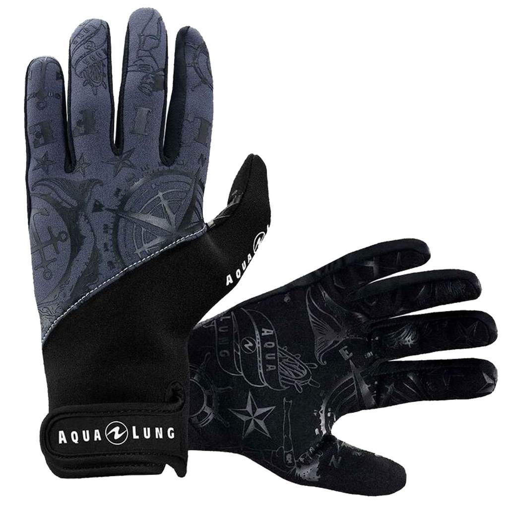 Aqualung Guantes Admiral III Negro 2mm