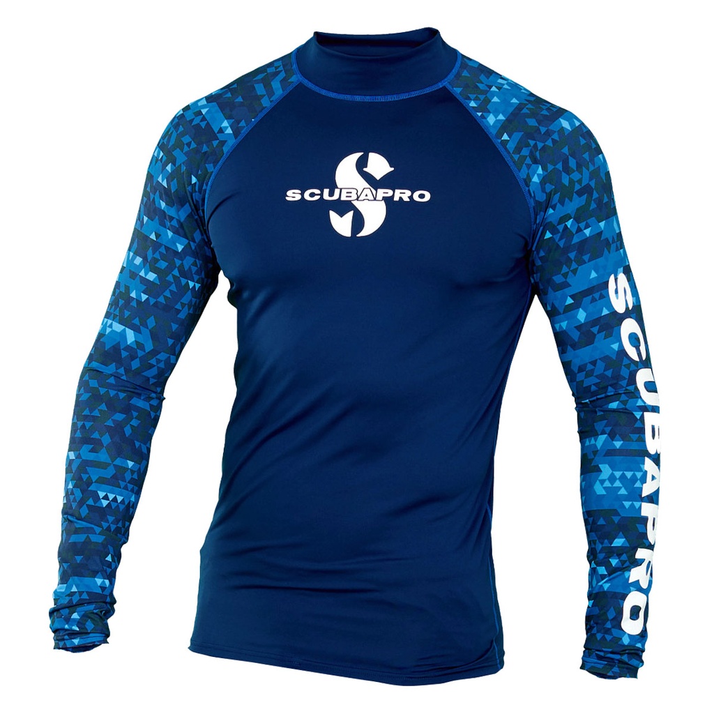 Scubapro Rash Guard Camiseta Manga Larga Aegean Hombre