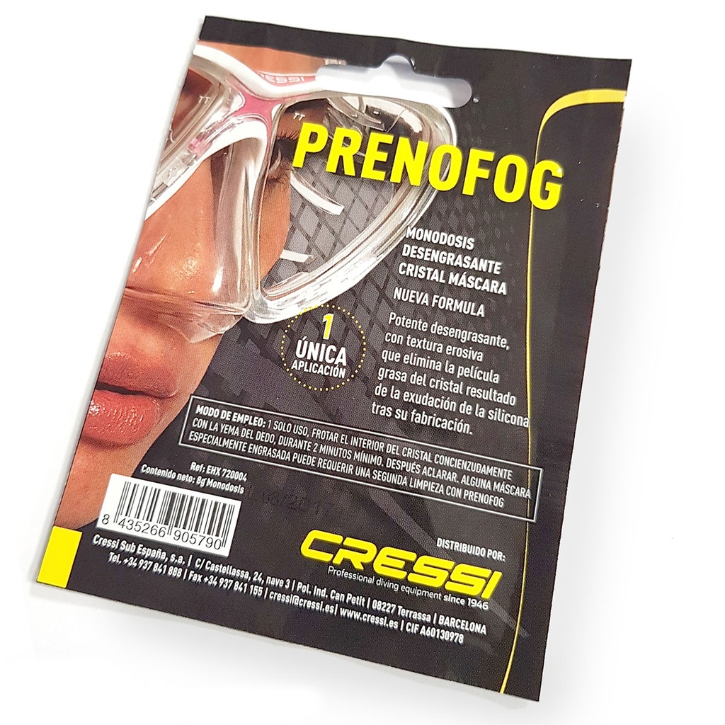 Cressi Anti-Vaho Prenofog Unica Aplicacion