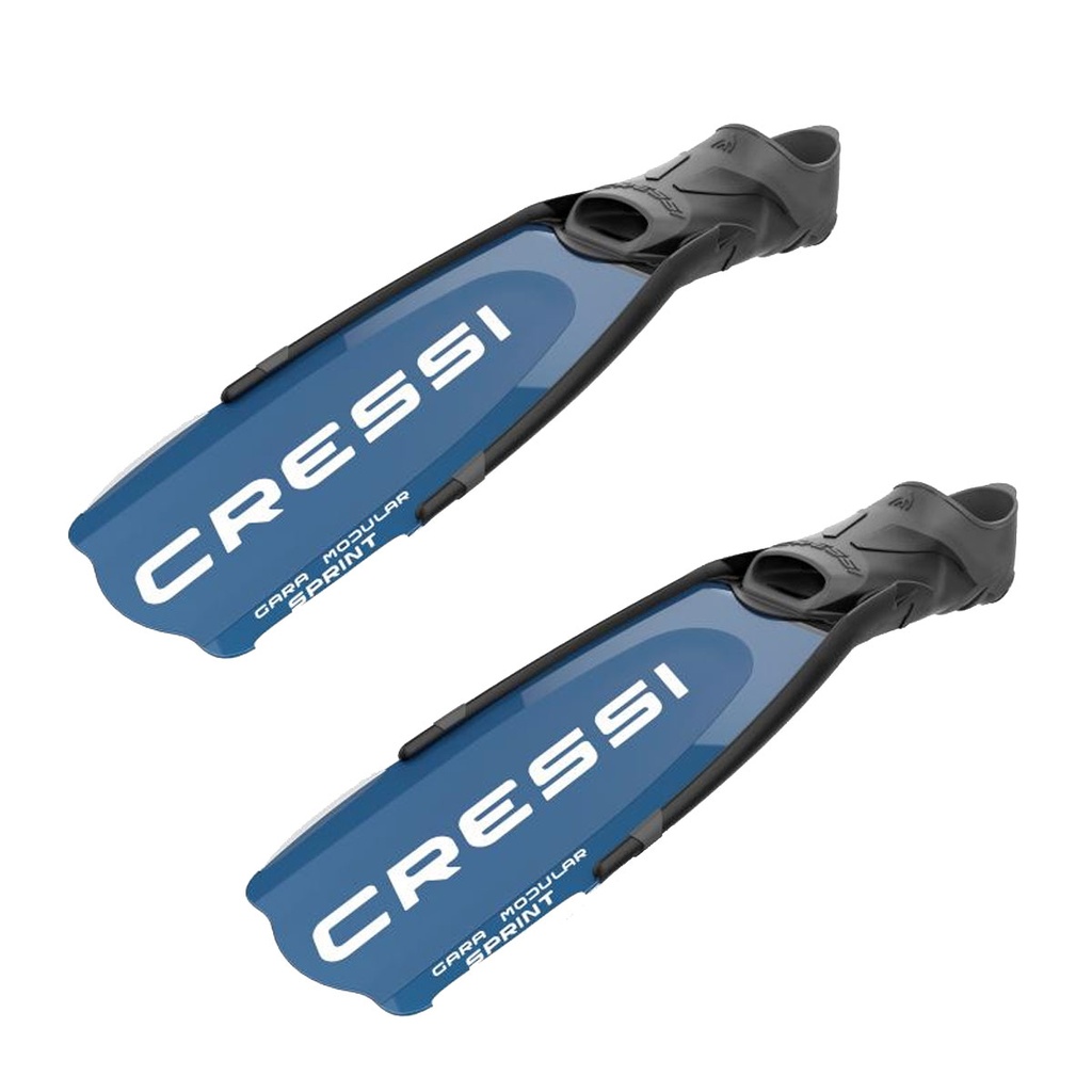 Cressi Aletas Apnea Gara Modular Sprint Azul