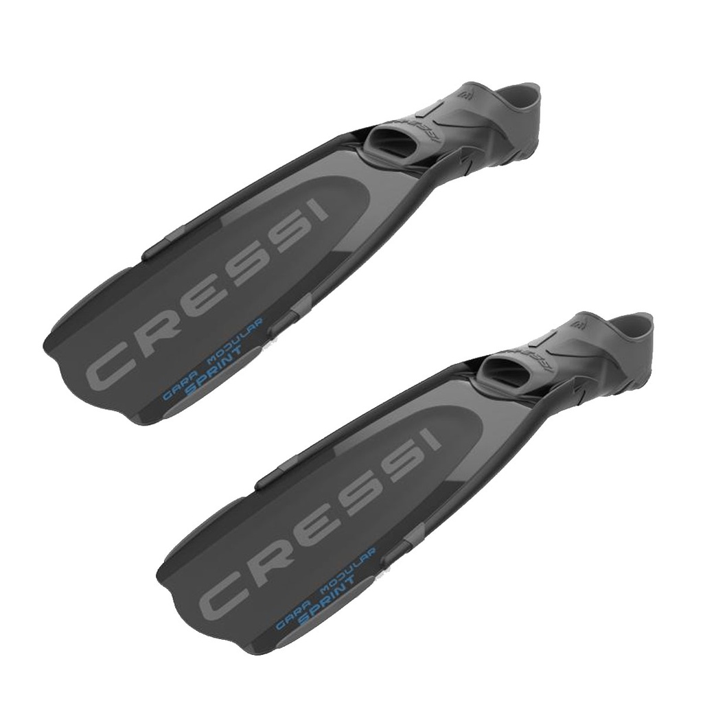 Cressi Aletas Apnea Gara Modular Sprint Negra