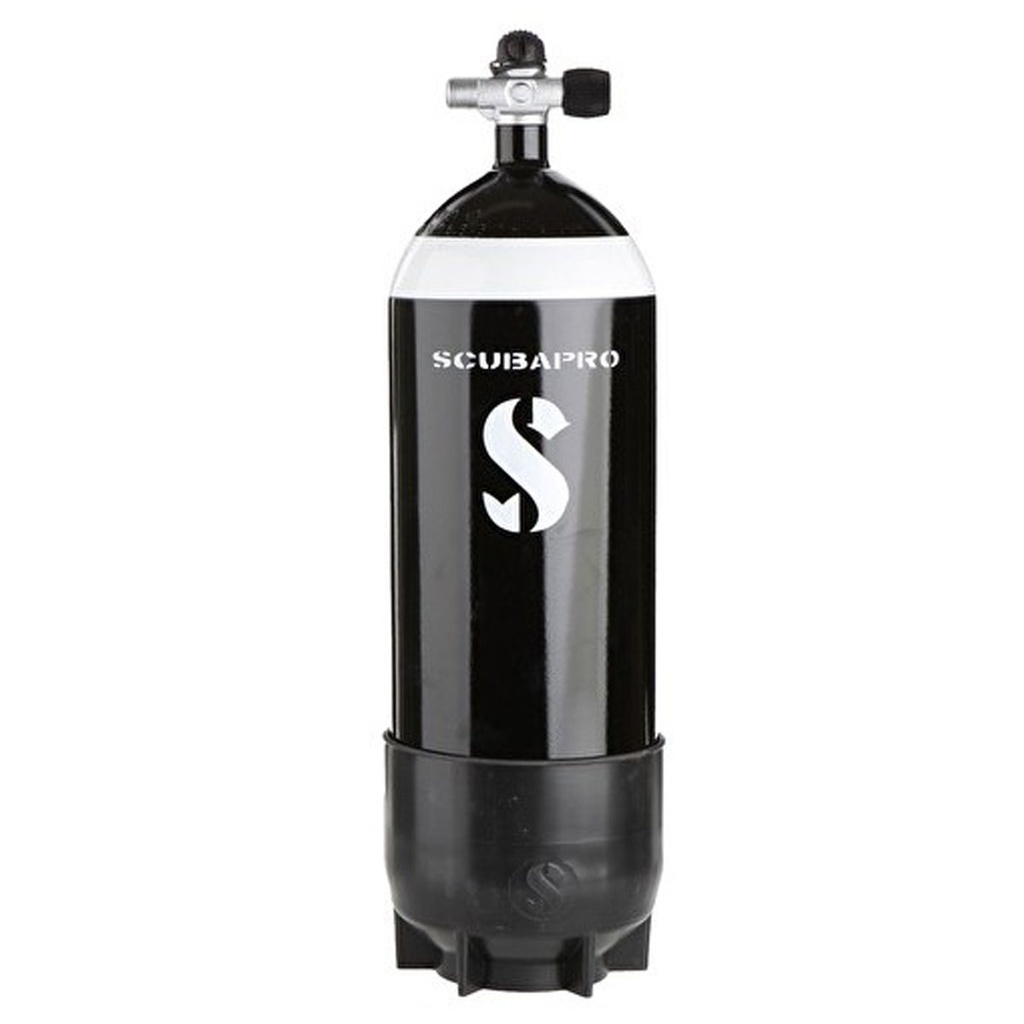 Scubapro Botella Acero Completa 15L 232Bar 1 Salida Expandible