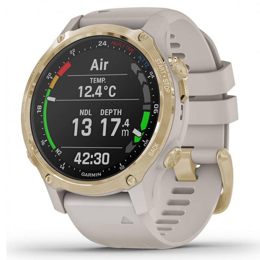 Garmin Descent Mk2s Light Gold Beige