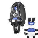 Mares Chaleco XR-Rec Trim Single Backmount Set Azul