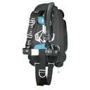 Mares Chaleco XR-Rec Trim Single Backmount Set Aqua