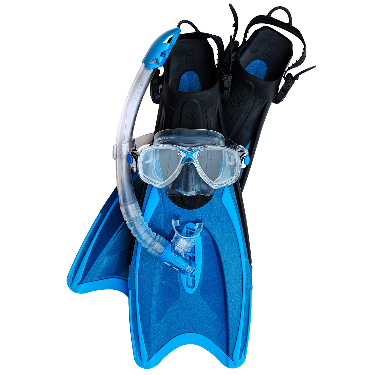 Cressi Palau Kit Snorkeling Azul
