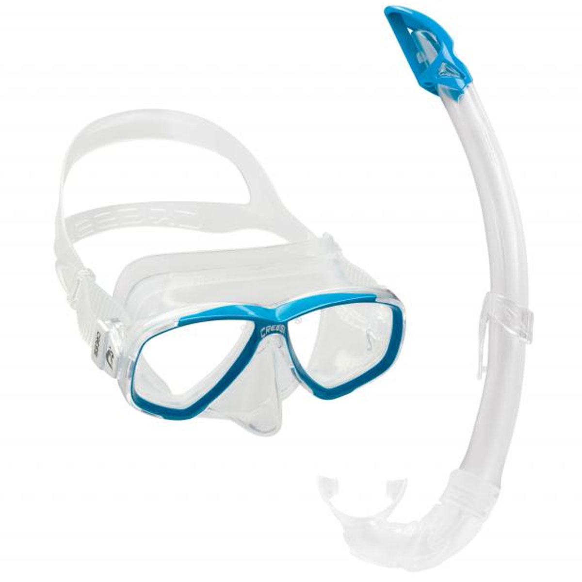 Cressi Perla Kit Snorkeling Máscara + Tubo Azul
