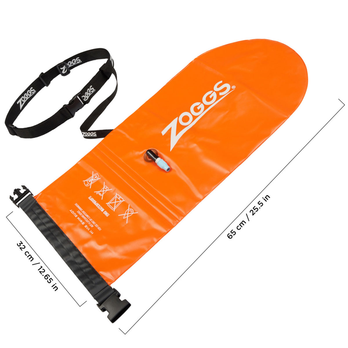 Zoggs Hi-Viz Boya de Seguridad para Natación 12L Naranja Tenerife